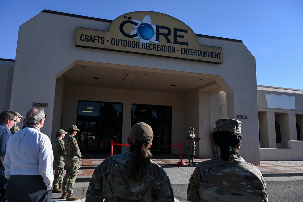 Kirtland's CORE facility hosts reopening ceremony