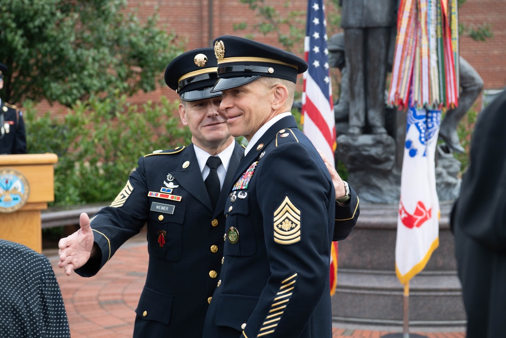 The Sgt. Maj. of the U.S. Army's relinquishment of responsibility