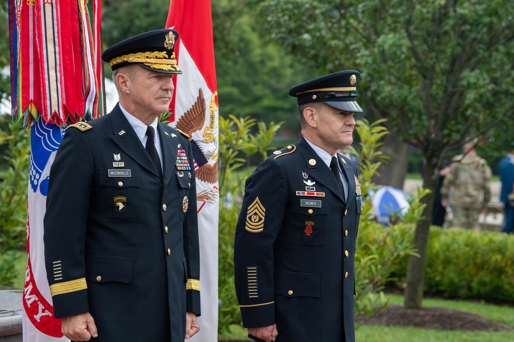 The Sgt. Maj. of the U.S. Army's relinquishment of responsibility