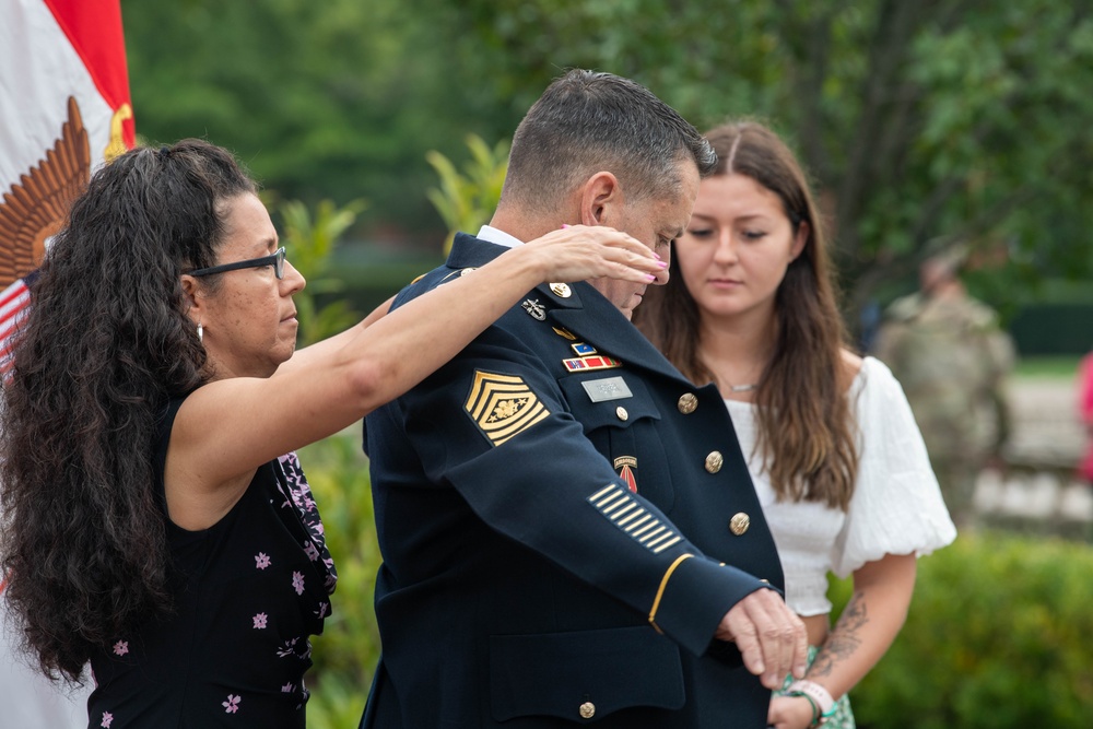 The Sgt. Maj. of the U.S. Army's relinquishment of responsibility