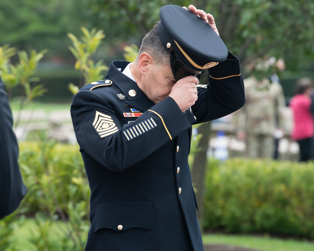 The Sgt. Maj. of the U.S. Army's relinquishment of responsibility