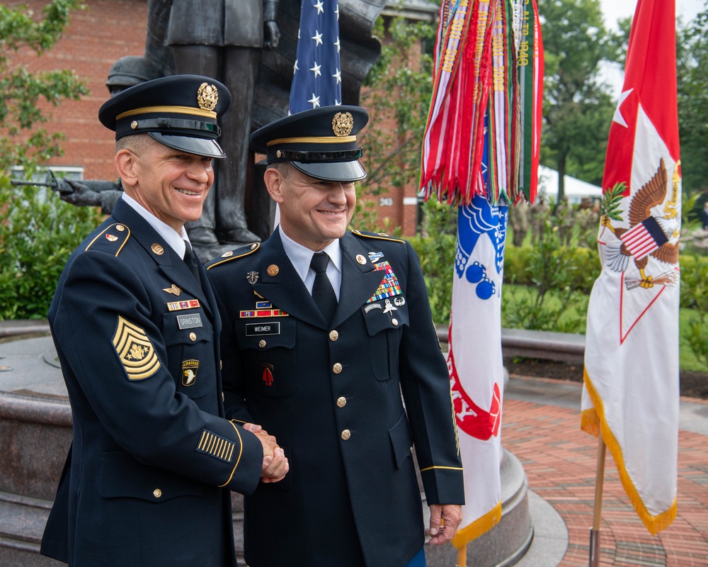 The Sgt. Maj. of the U.S. Army's relinquishment of responsibility