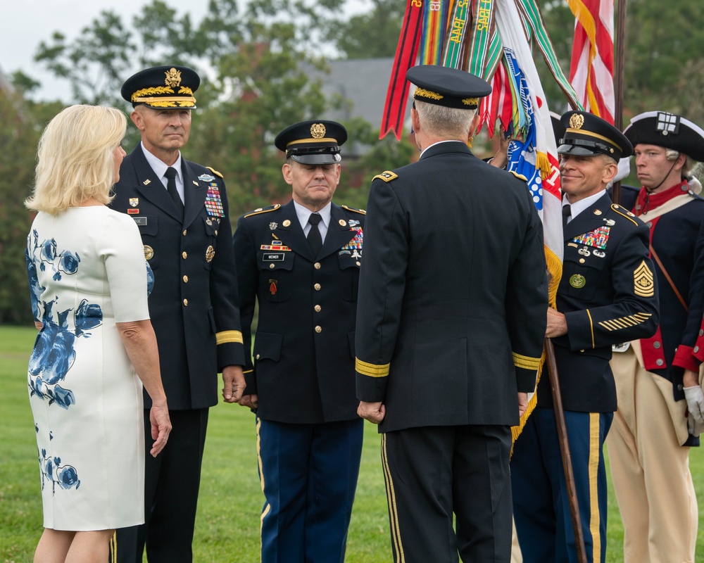 Headquarters, Department of the Army Relinquishment and Change of Responsibility Ceremony, Aug. 4. 2023