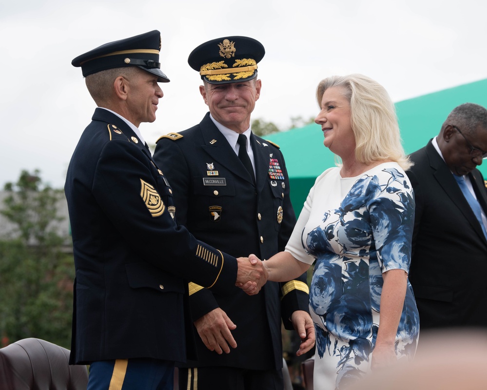 The Sgt. Maj. of the U.S. Army's Change of Responsibility Ceremony