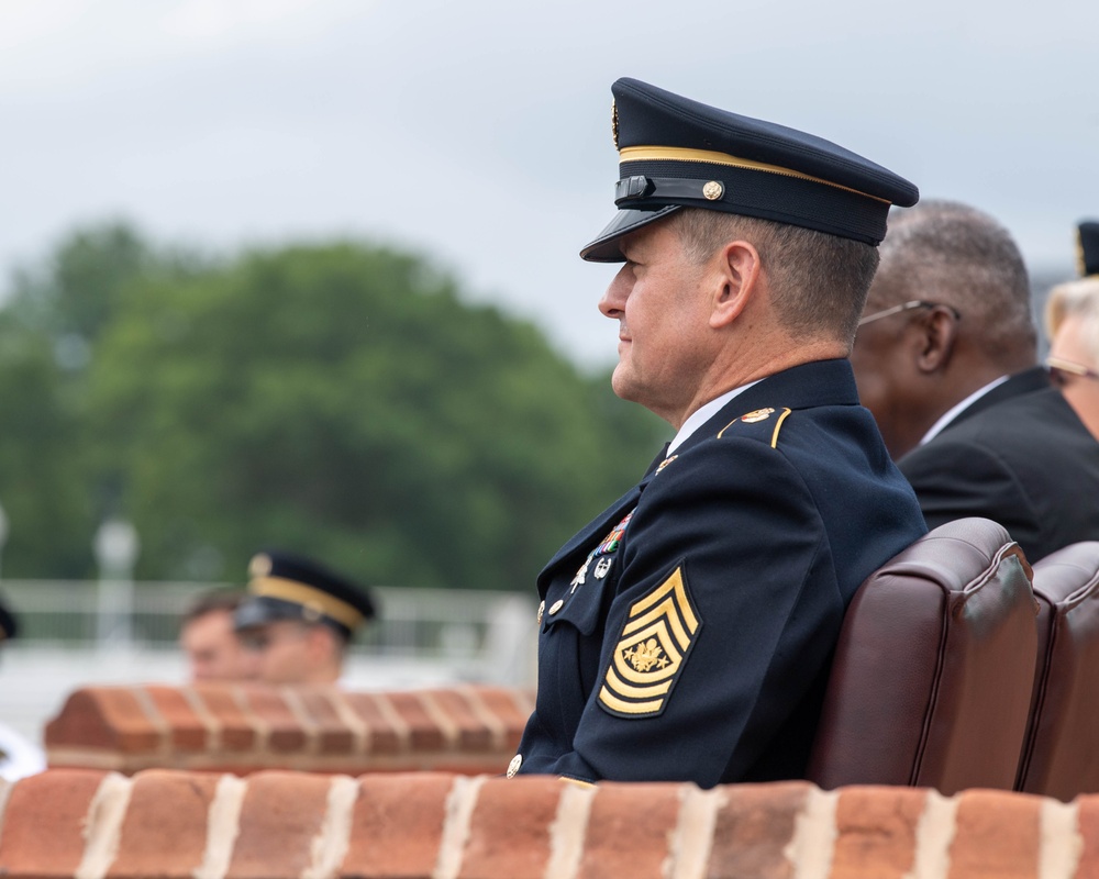 The Sgt. Maj. of the U.S. Army's relinquishment of responsibility