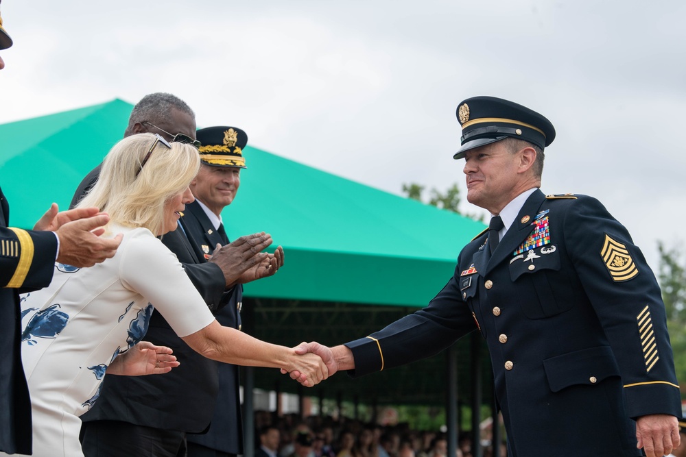 The Sgt. Maj. of the U.S. Army's Change of Responsibility Ceremony