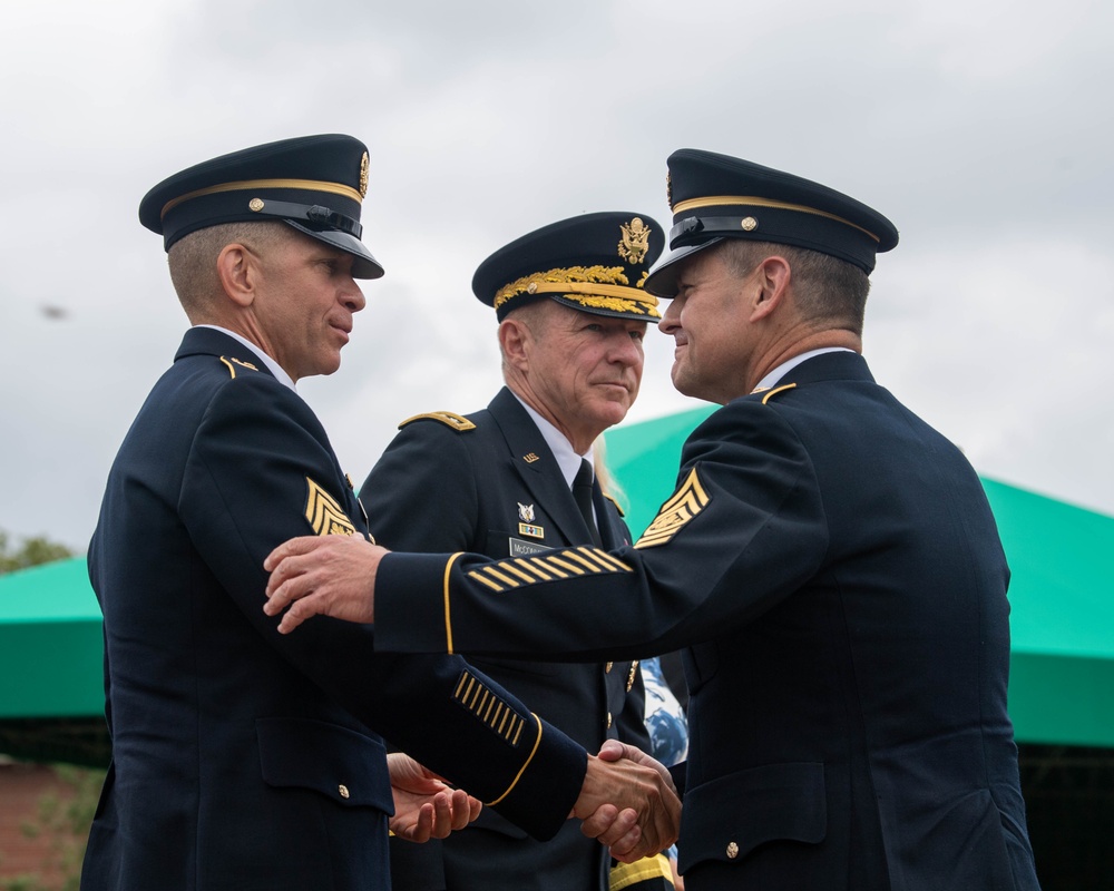 The Sgt. Maj. of the U.S. Army's relinquishment of responsibility ceremony, Aug, 4, 2023