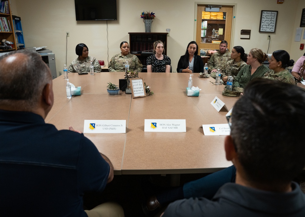 Honorable Cisneros and Honorable Wagner visit Cannon AFB