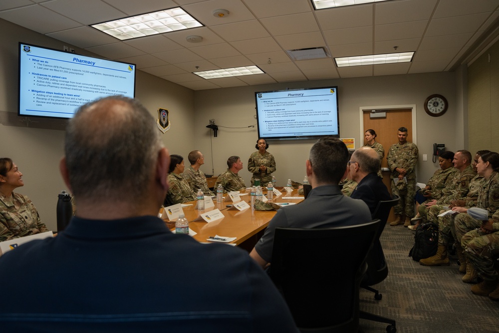 Honorable Cisneros and Honorable Wagner visit Cannon AFB