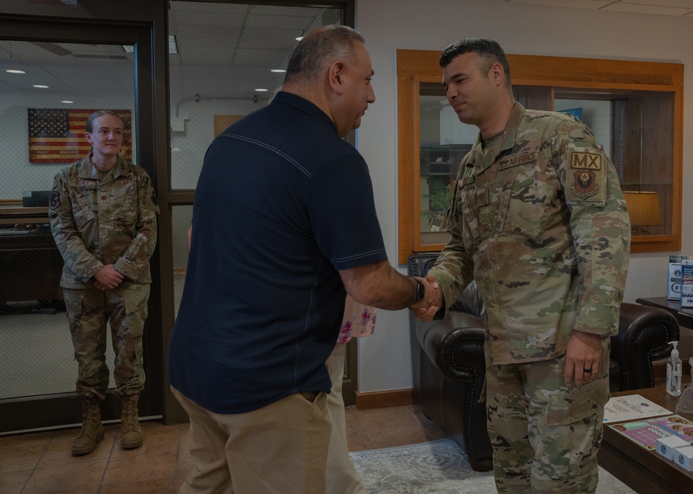 Honorable Cisneros and Honorable Wagner visit Cannon AFB