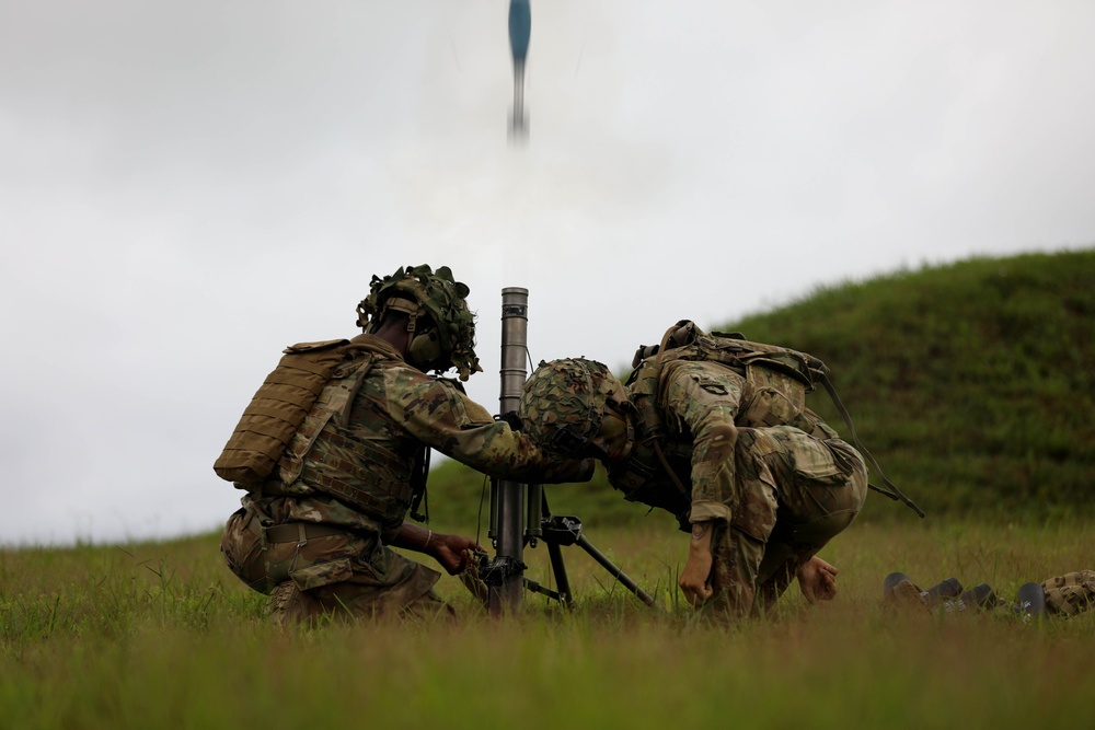 1-187 Conducts Mortar Table Qualifications