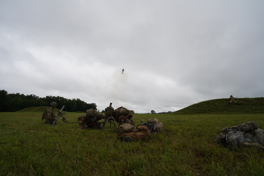 1-187 Conducts Mortar Table Qualifications