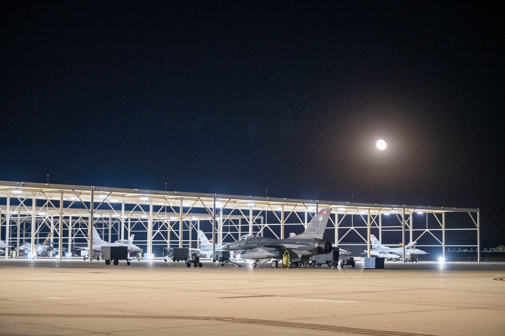 Nighttime operations at Edwards AFB