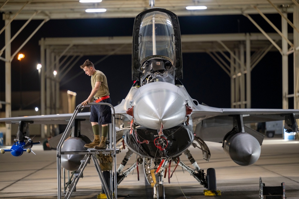 Nighttime operations at Edwards AFB