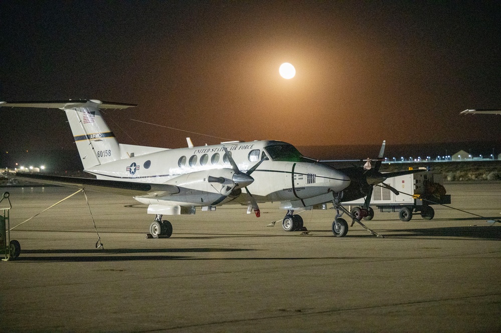 Nighttime operations at Edwards AFB