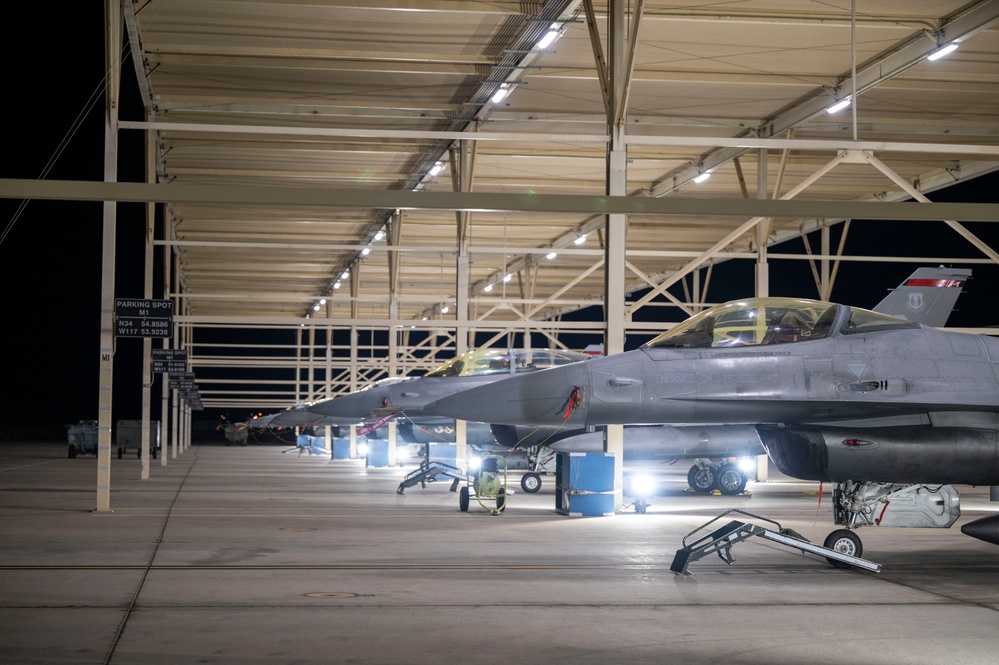 Nighttime operations at Edwards AFB