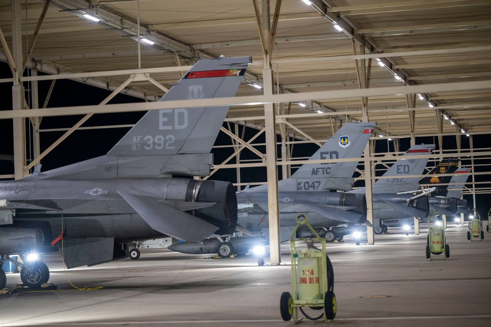 Nighttime operations at Edwards AFB