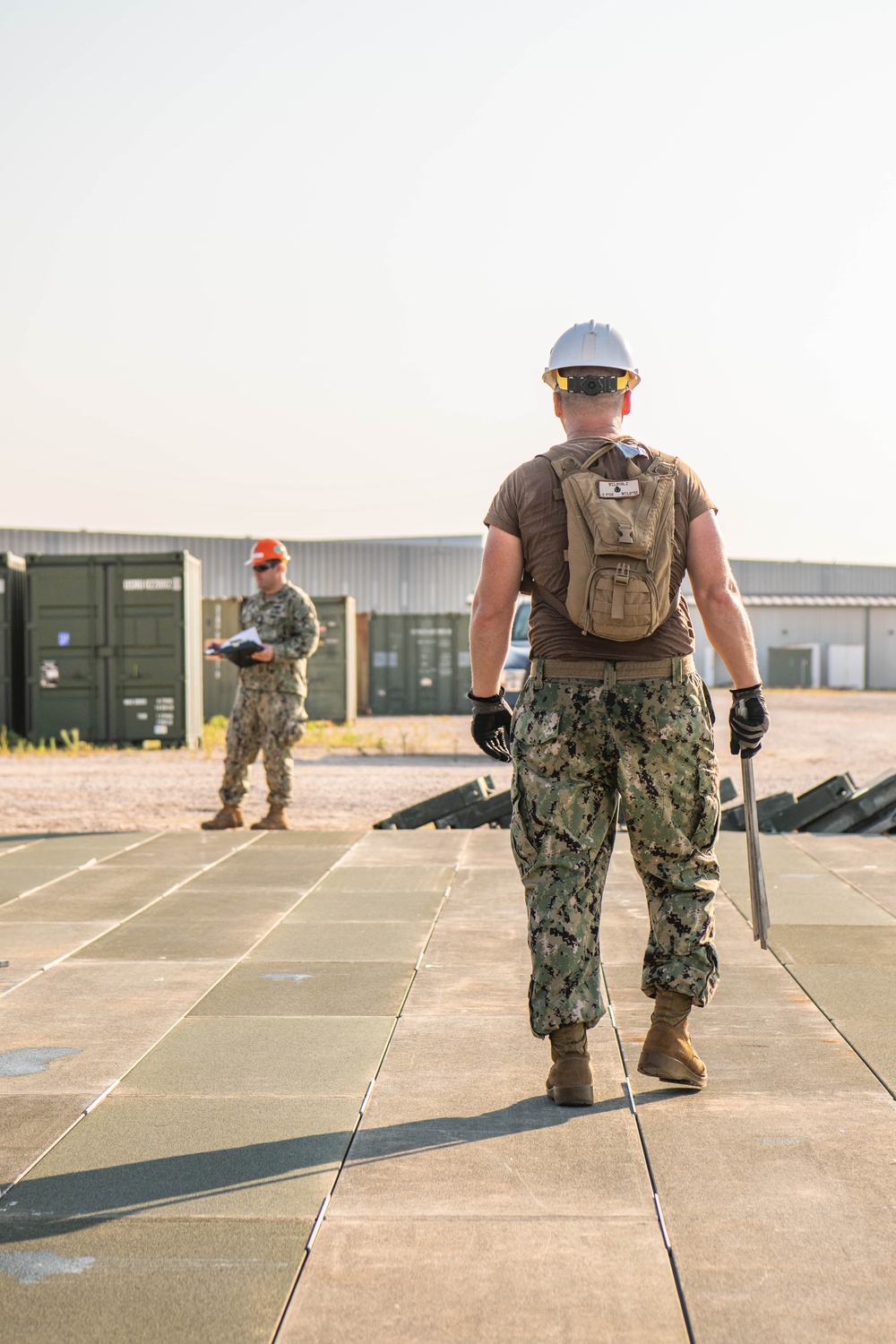 DVIDS Images NMCB 11 Seabees Lay Down AM2 Matting [Image 2 of 5]