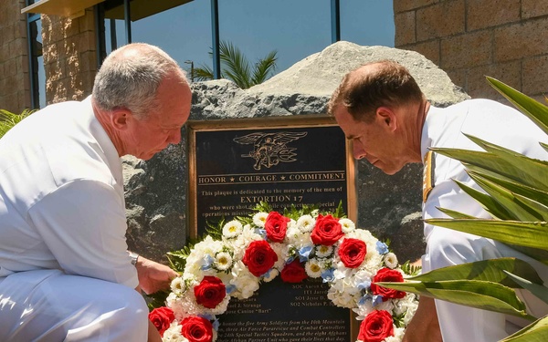 NSWC Commemorates Extortion 17