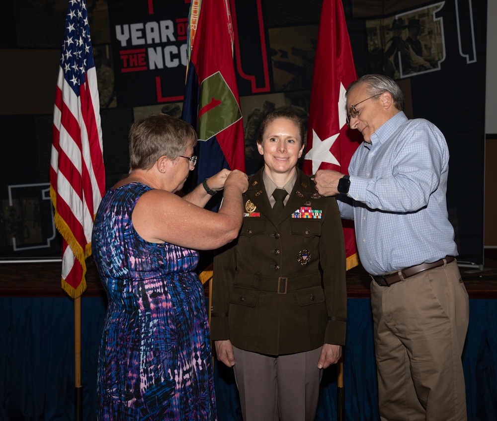 Promotion Ceremony: Now Lt. Col. Christine Miller