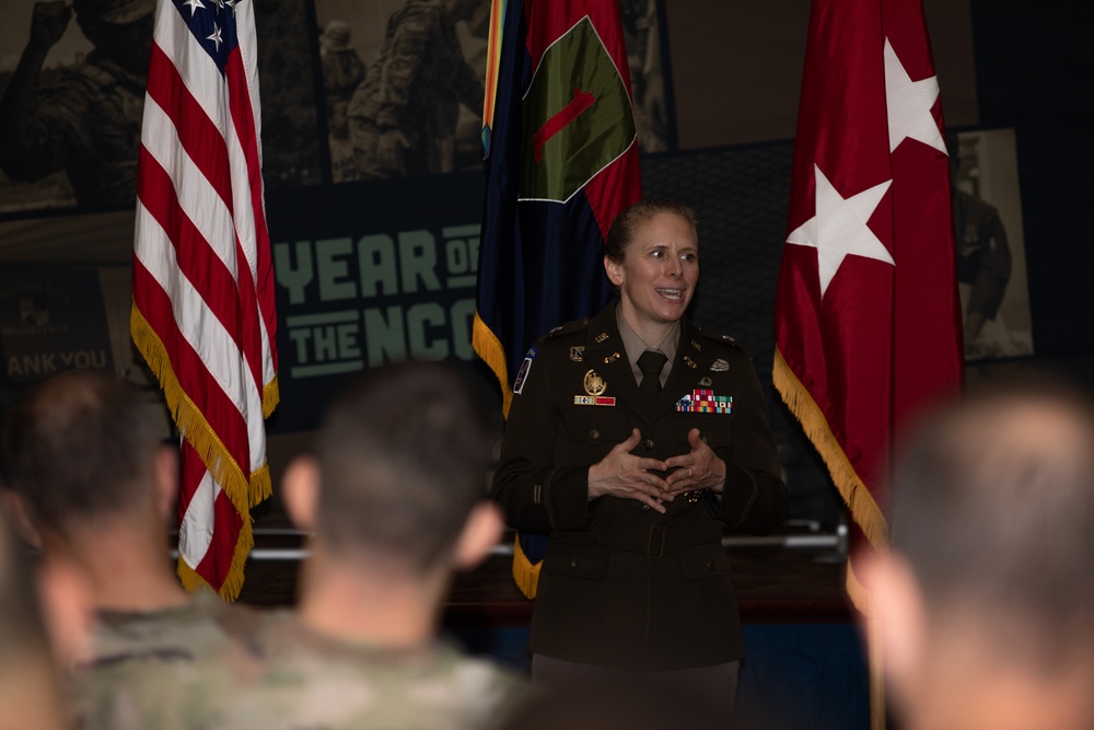 Promotion Ceremony: Now Lt. Col. Christine Miller