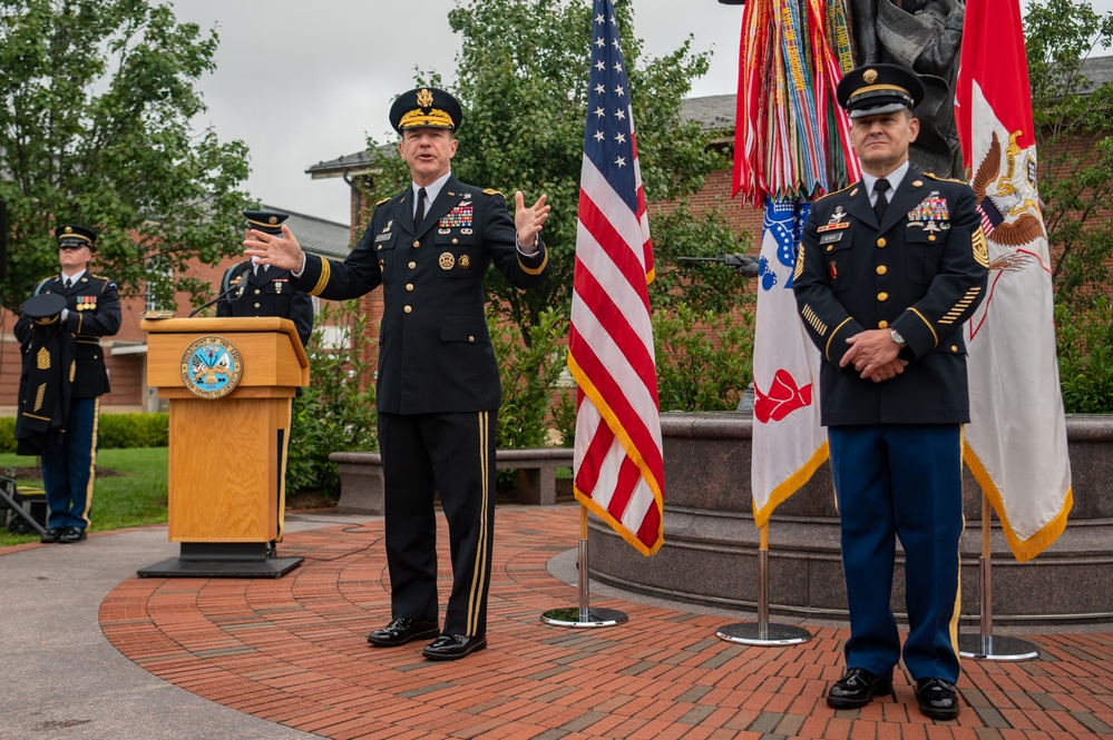 Chief of Staff of the Army relinquishment of responsibility and Sergeant Major of the Army change of responsibility ceremony