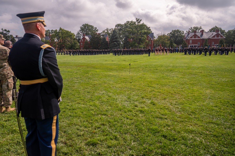 Chief of Staff of the Army relinquishment of responsibility and Sergeant Major of the Army change of responsibility ceremony