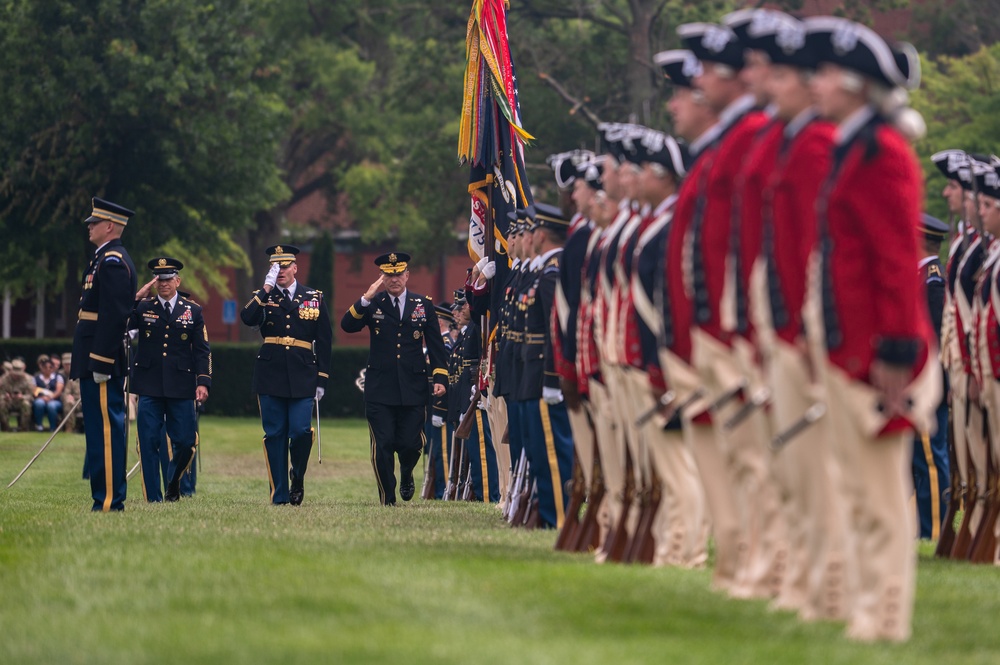 Chief of Staff of the Army relinquishment of responsibility and Sergeant Major of the Army change of responsibility ceremony