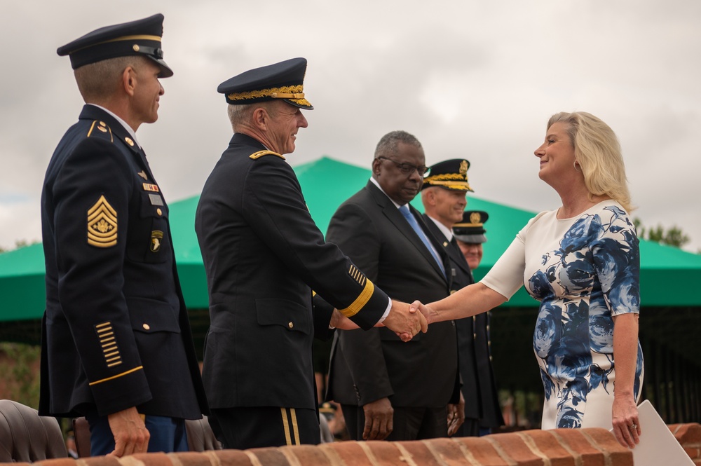 Chief of Staff of the Army relinquishment of responsibility and Sergeant Major of the Army change of responsibility ceremony