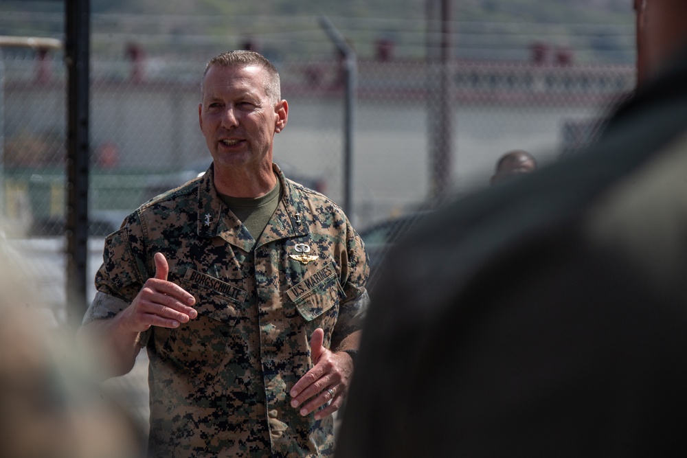 Promote Ahead of Peers | 3d MAW Commanding General meritoriously promotes an HMLAT-303 Marine