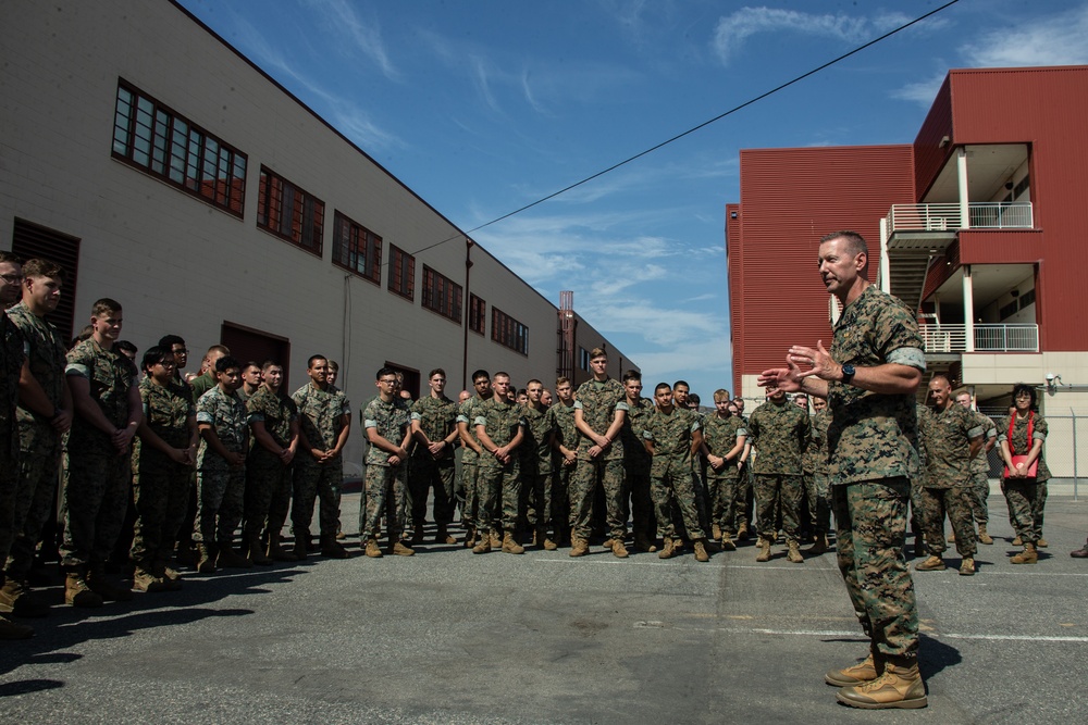 Promote Ahead of Peers | 3d MAW Commanding General meritoriously promotes an HMLAT-303 Marine