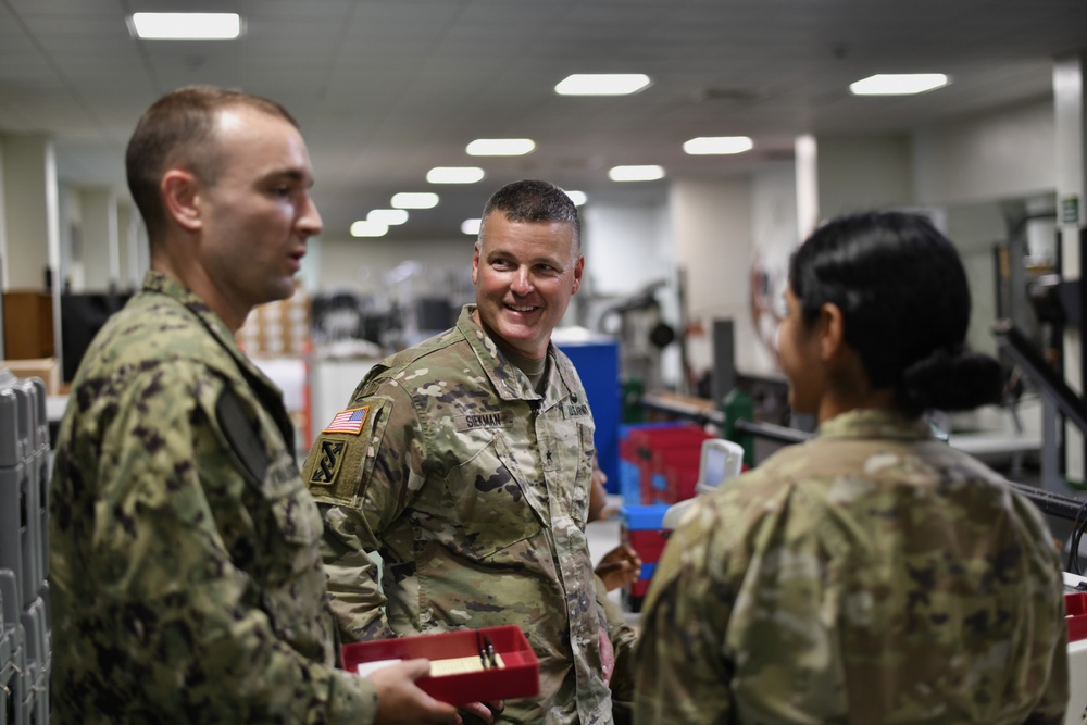 BG Siekman visits Guam Wellness IRT