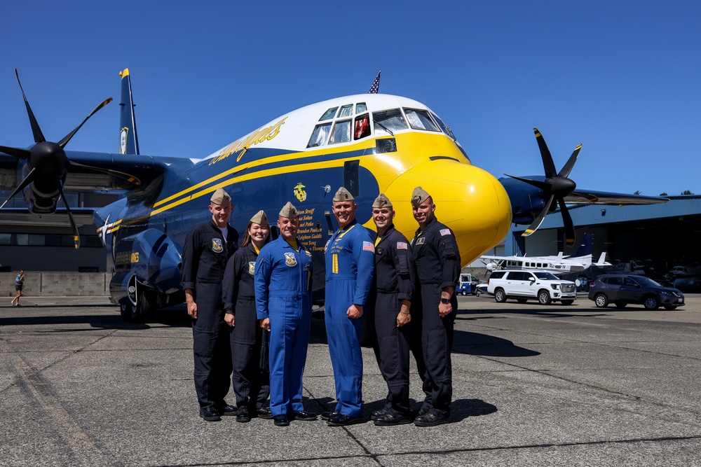 Fat Albert Flys During Seattle Seafair Festival