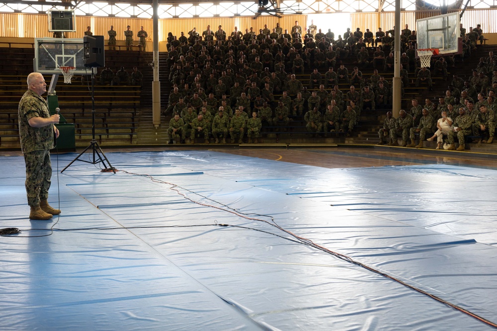 MCPON Honea Visits 7th Fleet