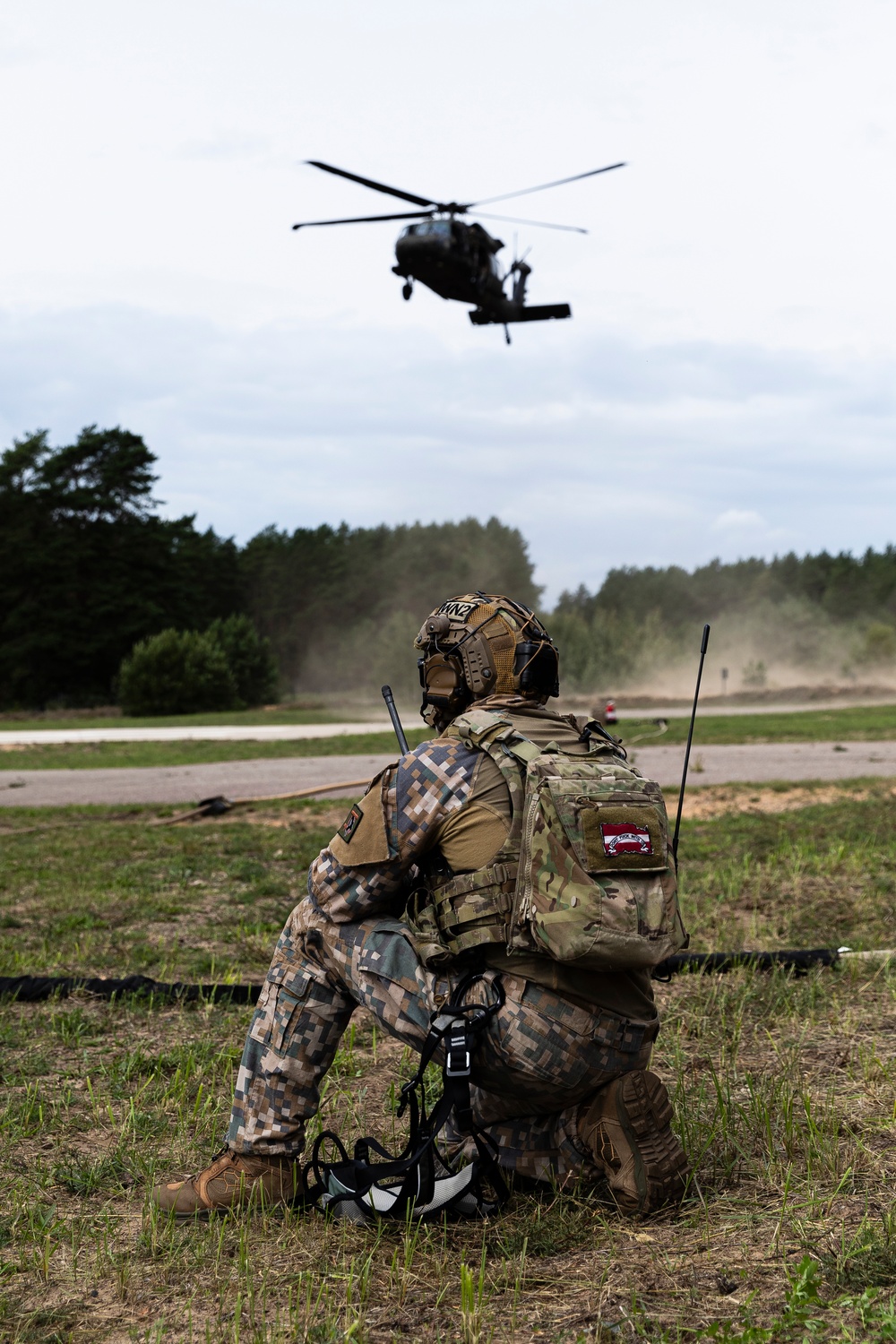 Task Force Ivy Soldiers support 12 NATO countries as they showcase precision, interoperability during Best Sniper Competition in Latvia