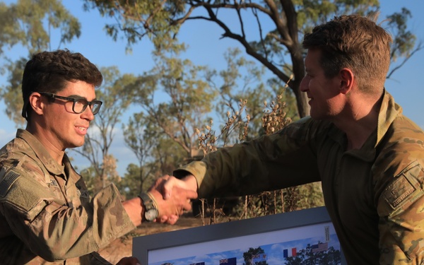 Comanche Company and Battle Group Ram Exchange Gifts