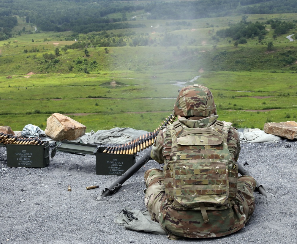 Pa. Guard Soldiers qualify at the M2 .50 Caliber range