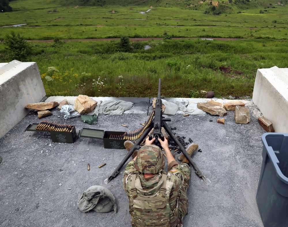 Pa. Guard Soldiers qualify at the M2 .50 Caliber range