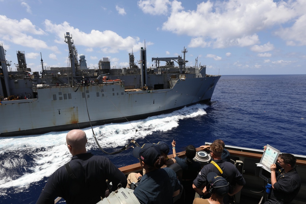 Ramage Sailors During Underway Replenishment