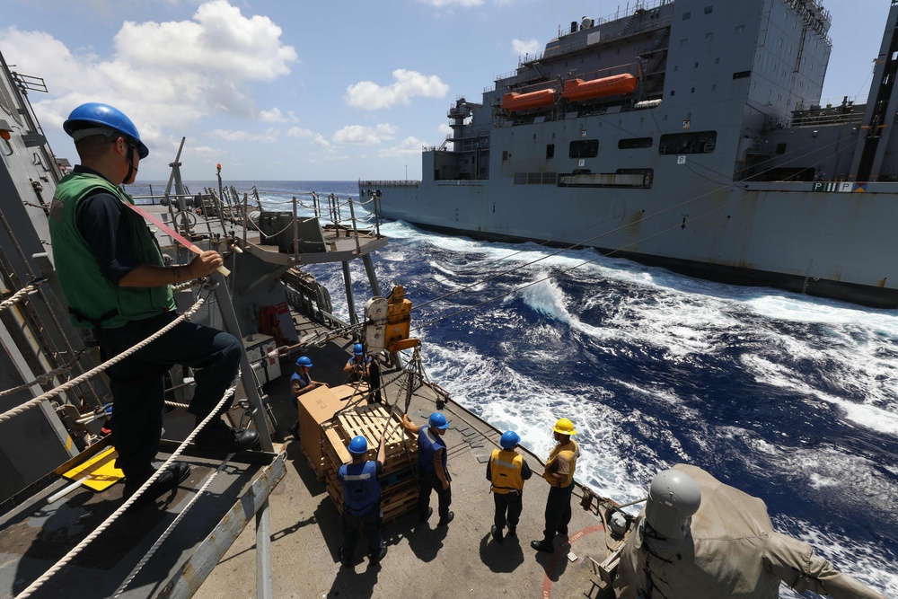 Ramage Sailors During Underway Replenishment