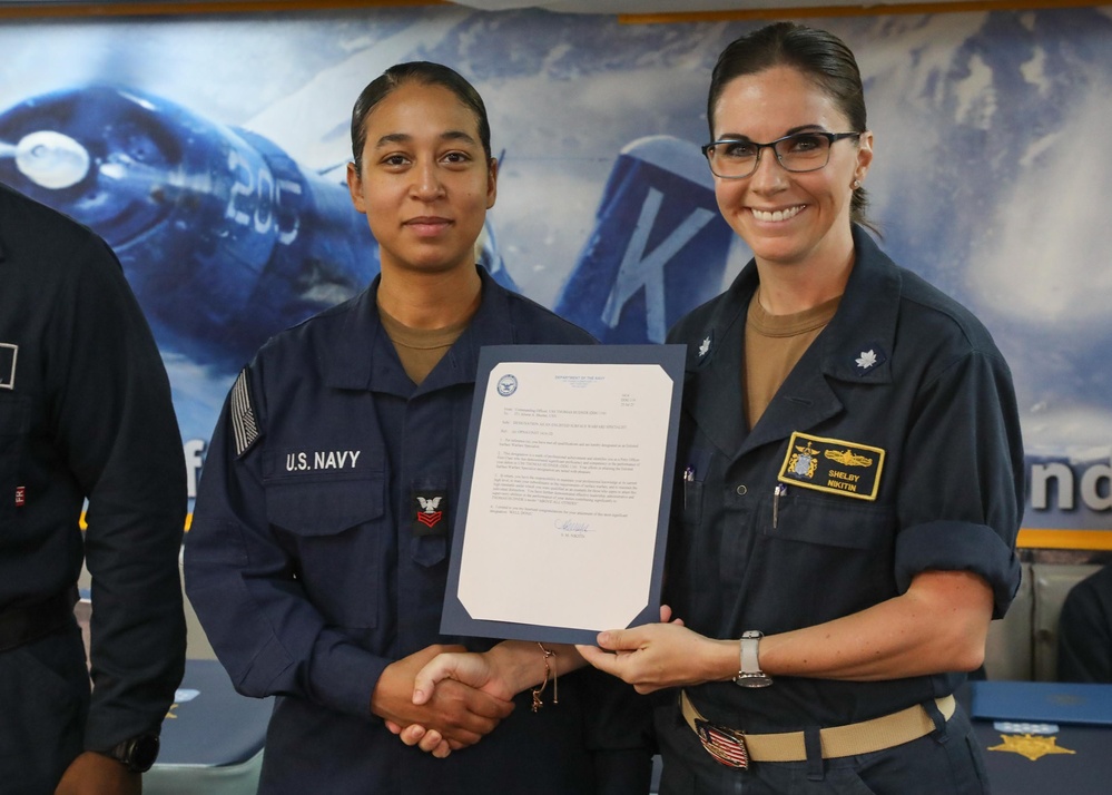 USS Thomas Hudner Deploys in U.S. 5th Fleet