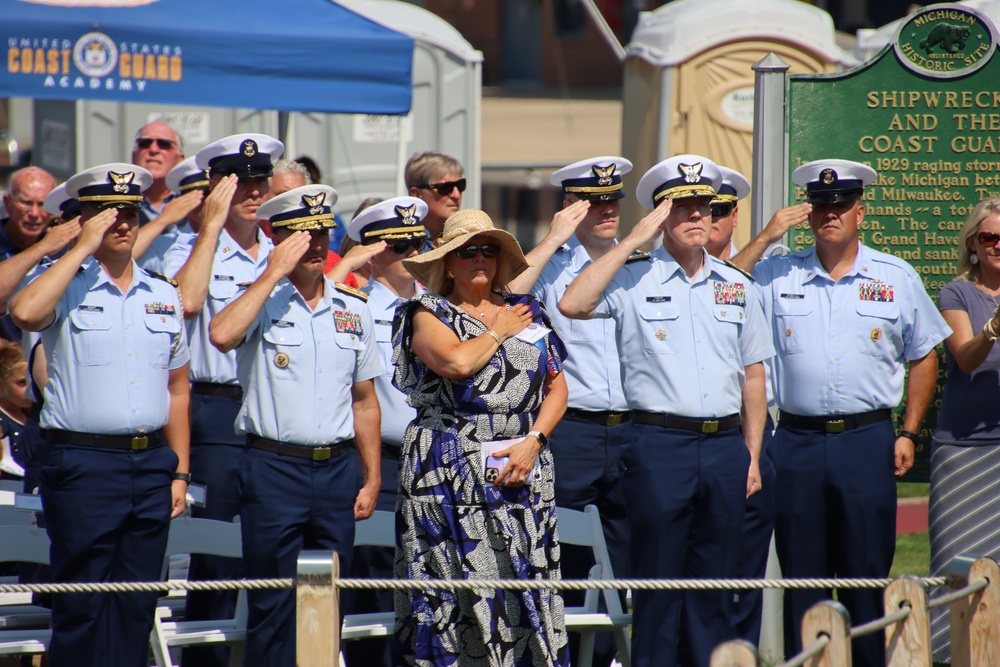 National Coast Guard Memorial Service at Coast Guard Festival in Grand Haven