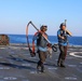 USS Carter Hall, USNS Medgar Evers conduct replenishment at sea