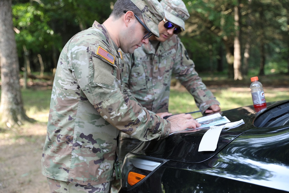 Land navigation training