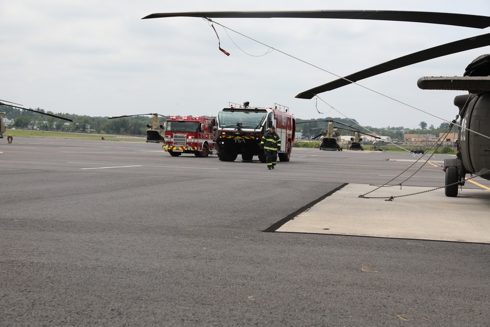 Aviation crash and rescue training