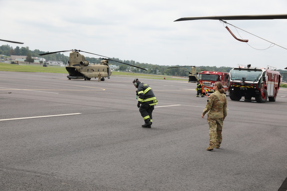 Aviation crash and rescue training