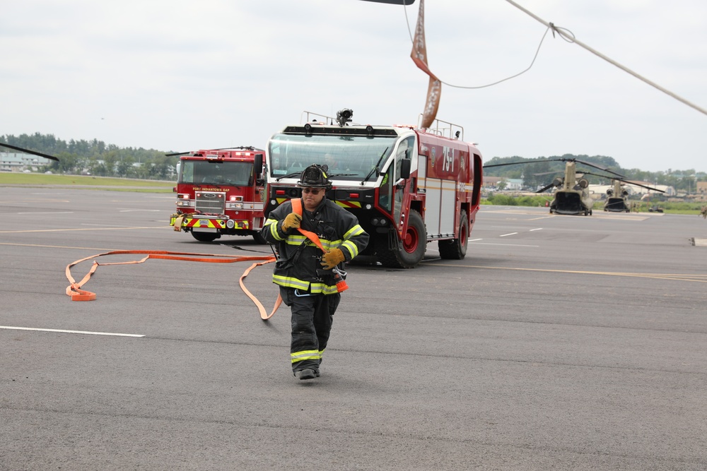 Aviation crash and rescue training