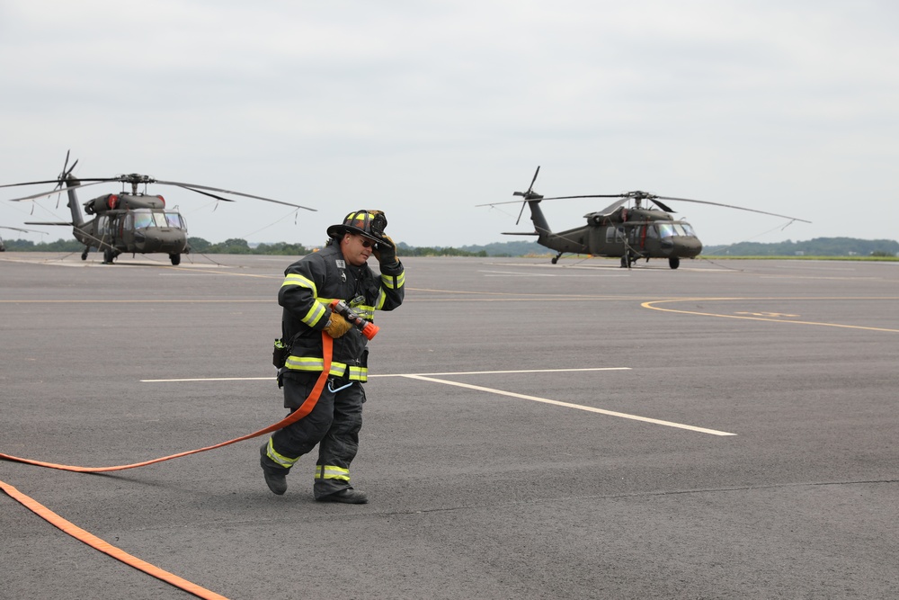 Aviation crash and rescue training