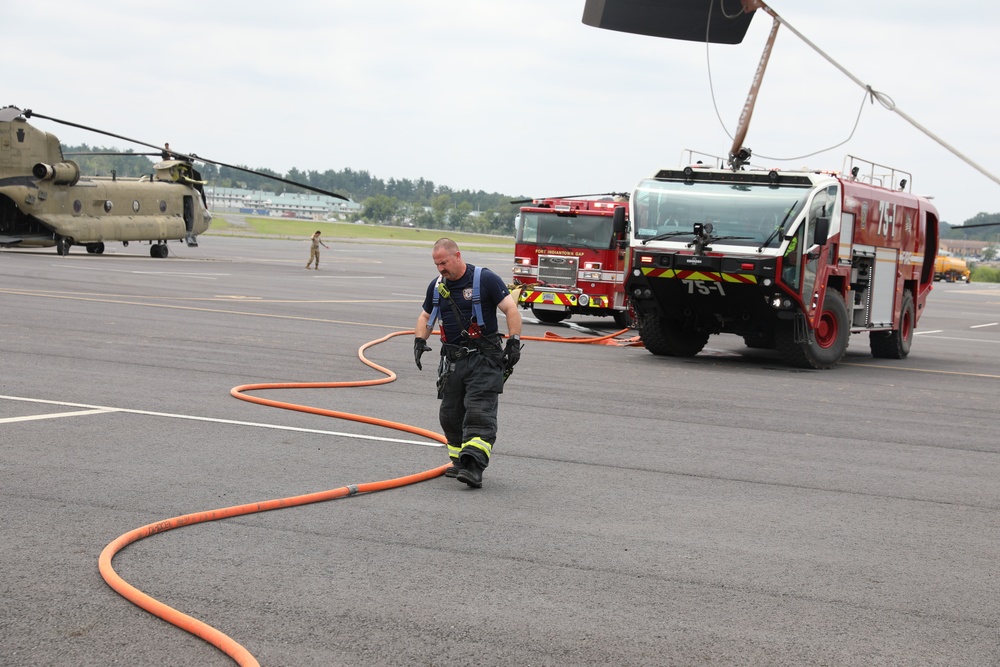 Aviation crash and rescue training