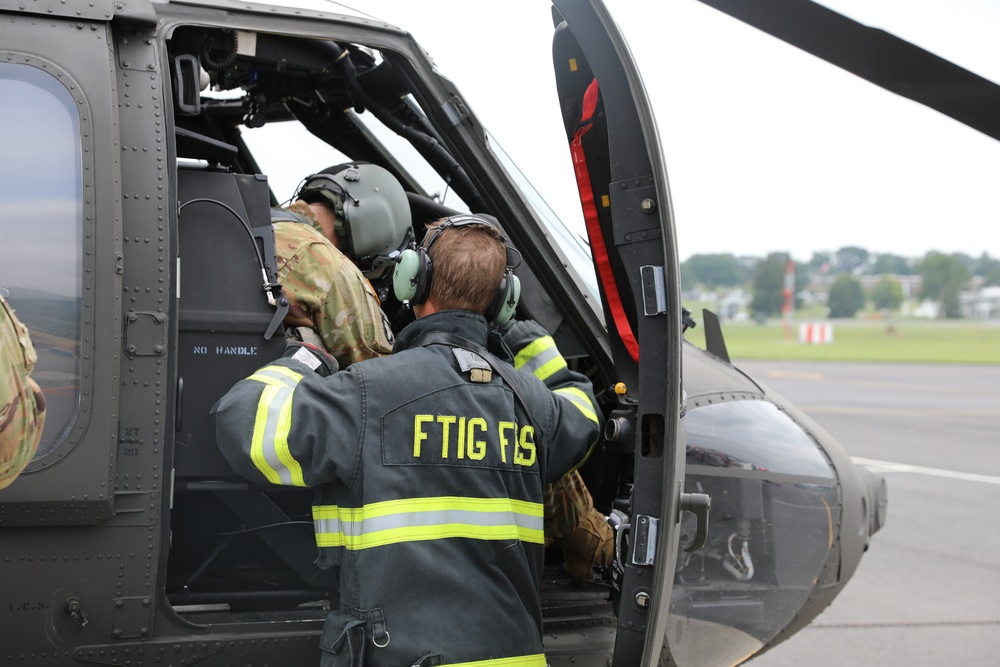 Aviation crash and rescue training